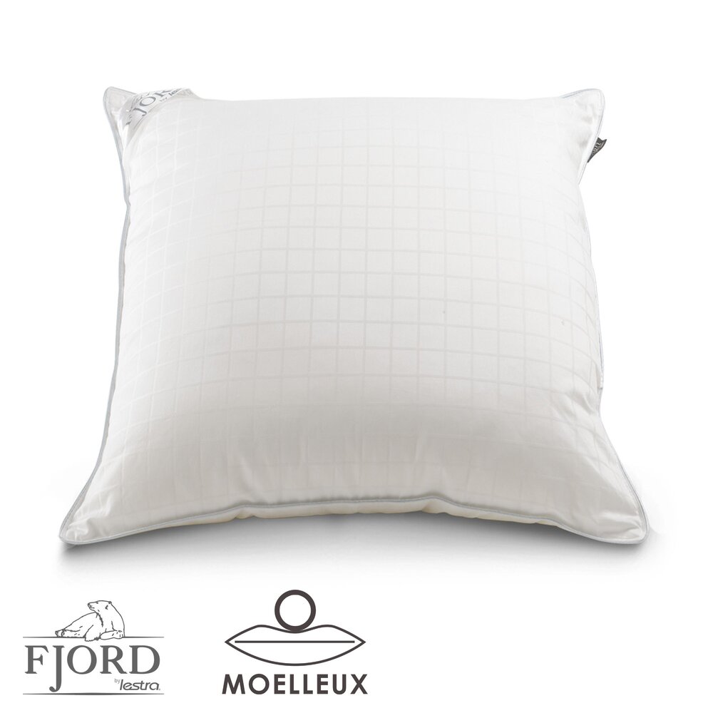 Oreiller - Oreiller déhoussable confort moelleux - flocons 100% polyester - 65 x 65cm photo 1