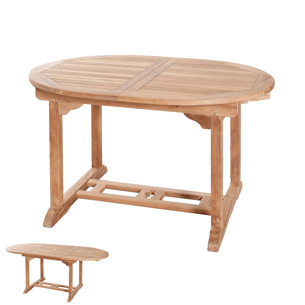 Table de jardin - Table ovale extensible 120/180x90 cm - GARDENA photo 1