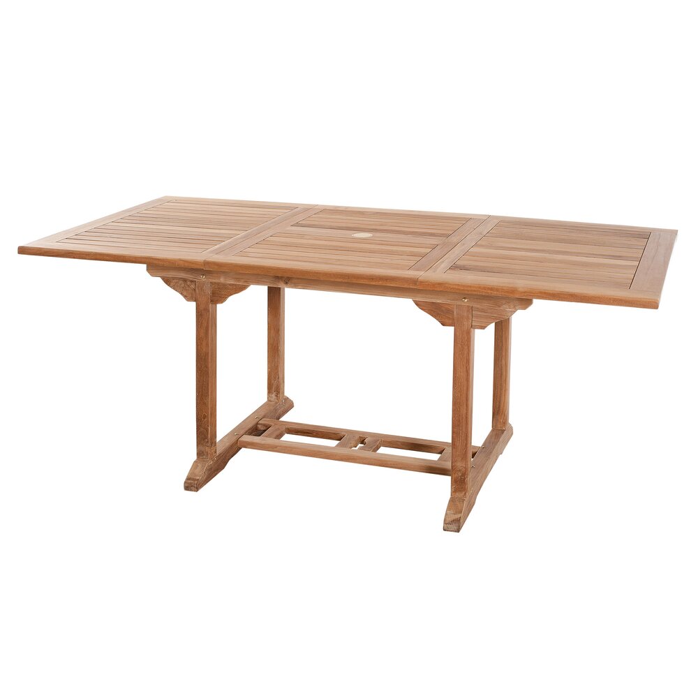 Ensemble 1 table rectangulaire 120*180/90 cm + 3 lots de 2 chaises photo 2