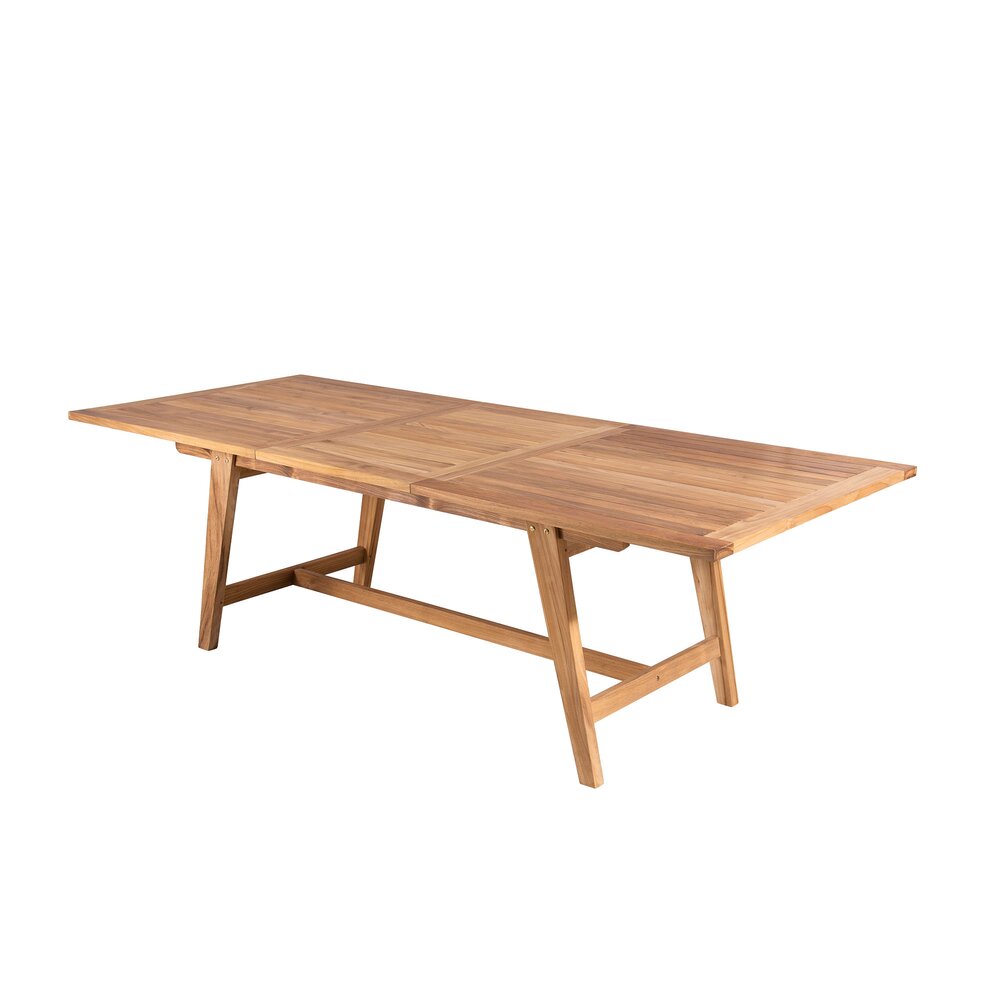 Table rectangulaire extensible 180/240 cm en teck - GARDENA photo 4