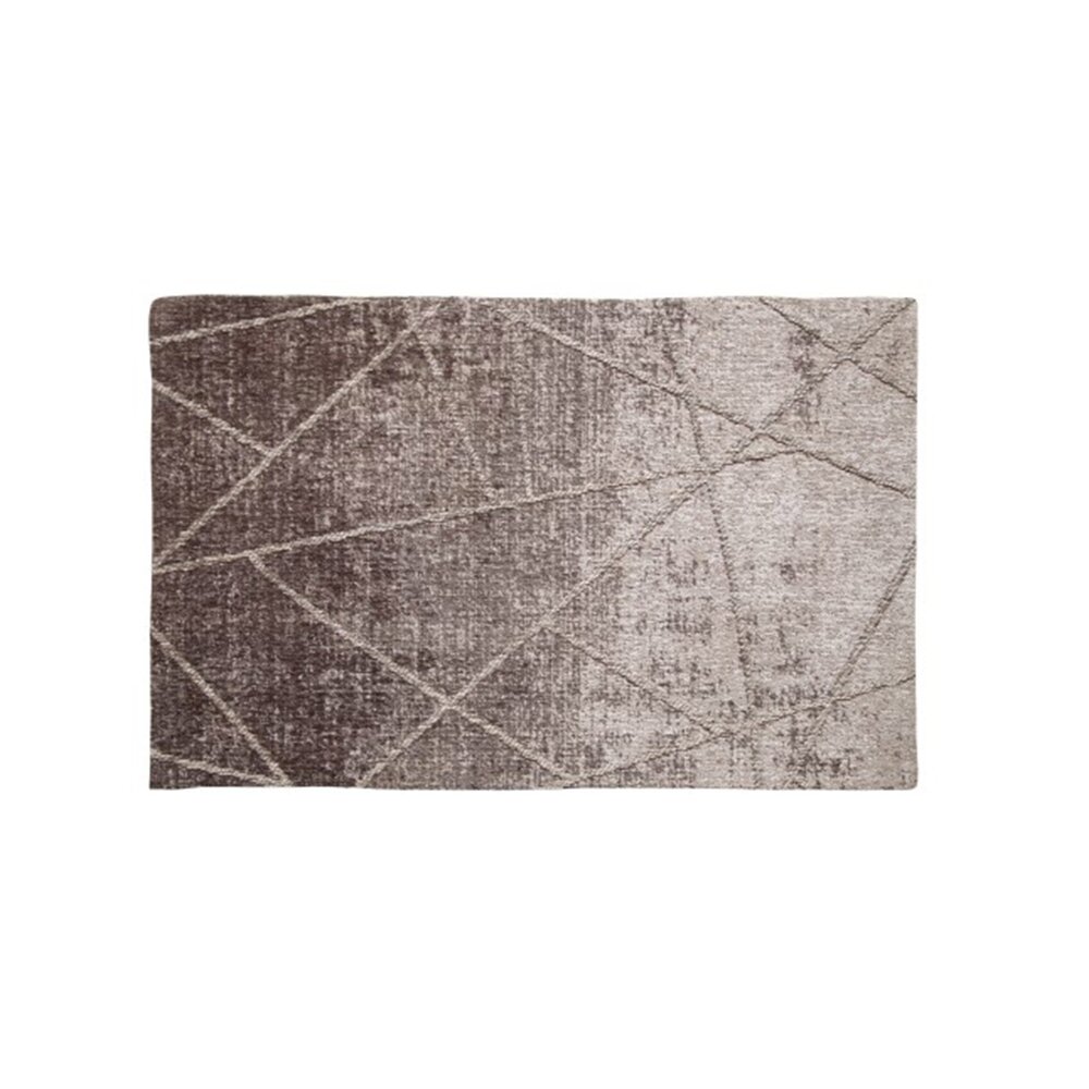 Tapis - Tapis 200x290 cm motif géométrique gris et argent photo 1