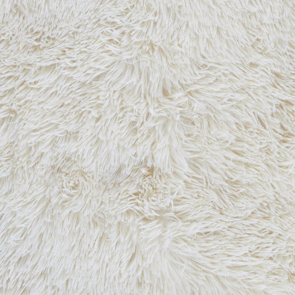 Plaid 220x240 cm imitation fourrure en polyester beige photo 4