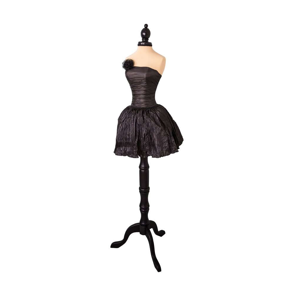 Objet déco - Mannequin 47x47x162 cm avec robe noir photo 1