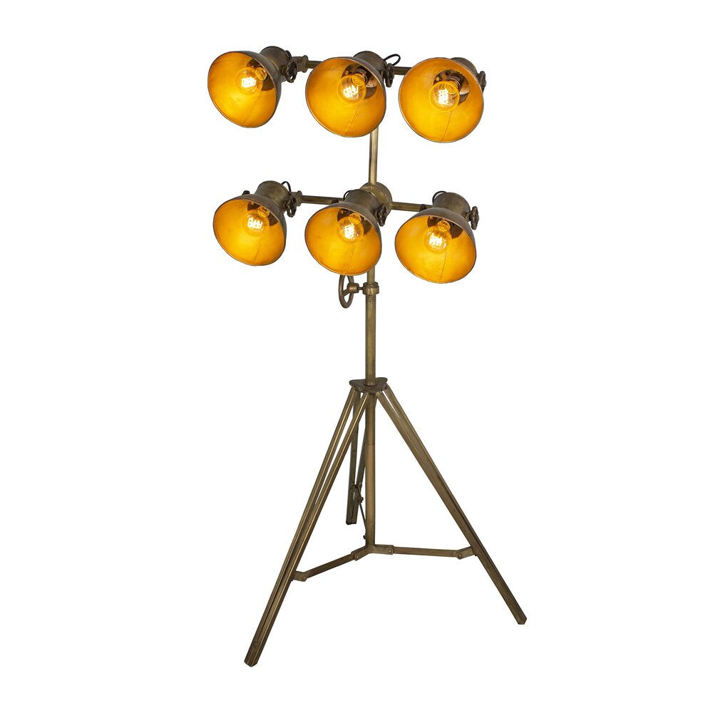 Luminaire - Lampadaire 6 lampes sur trépied 60x60x183 cm en laiton photo 1