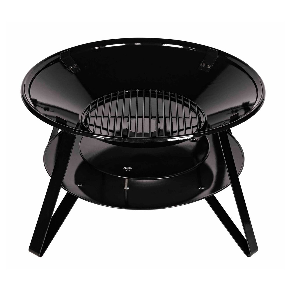 Barbecue - Braséro d'extérieur avec cuve arrondie 83,5x83,5x56,3 cm photo 1
