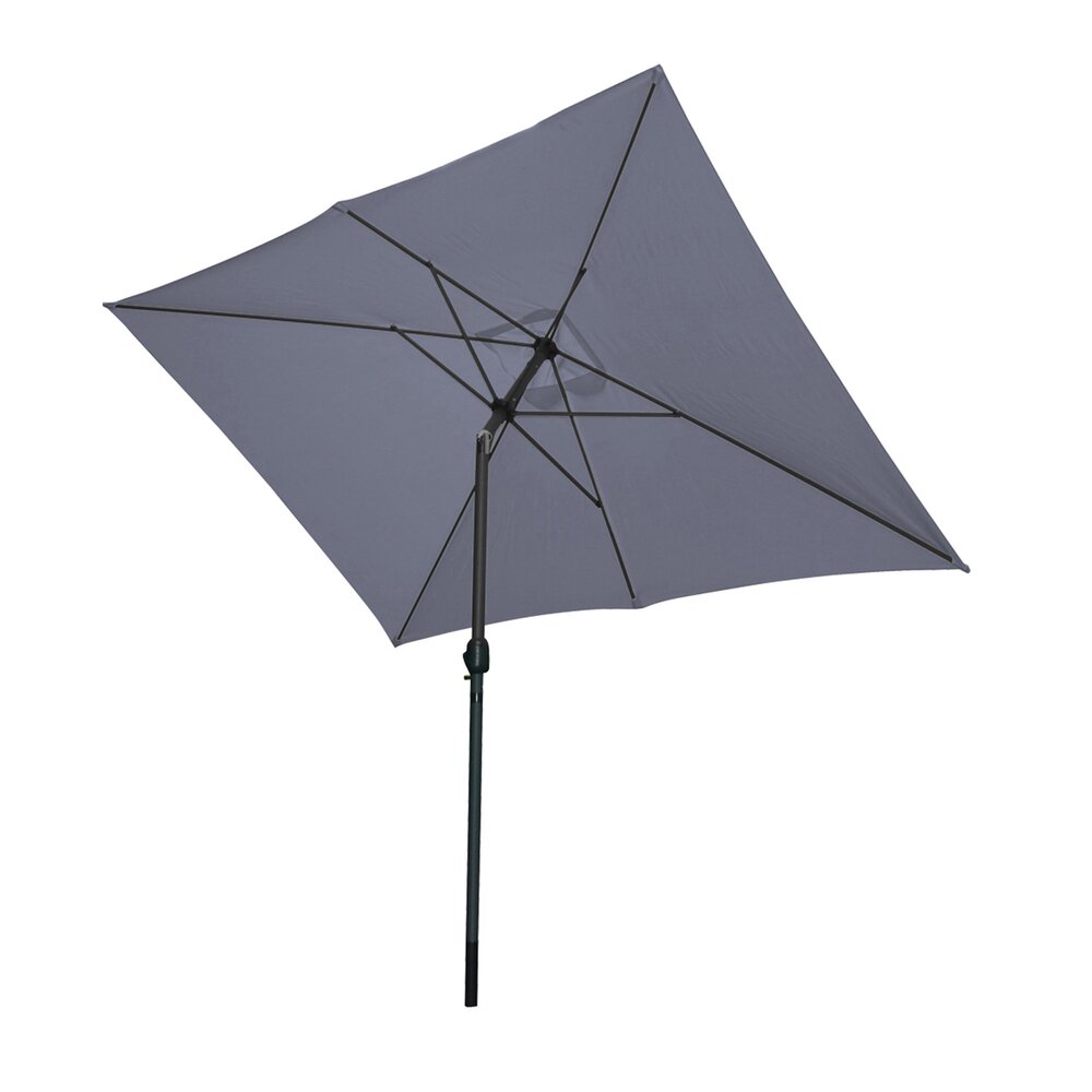 Parasol rectangulaire inclinable 200x300 cm anthracite - PALERMO photo 2