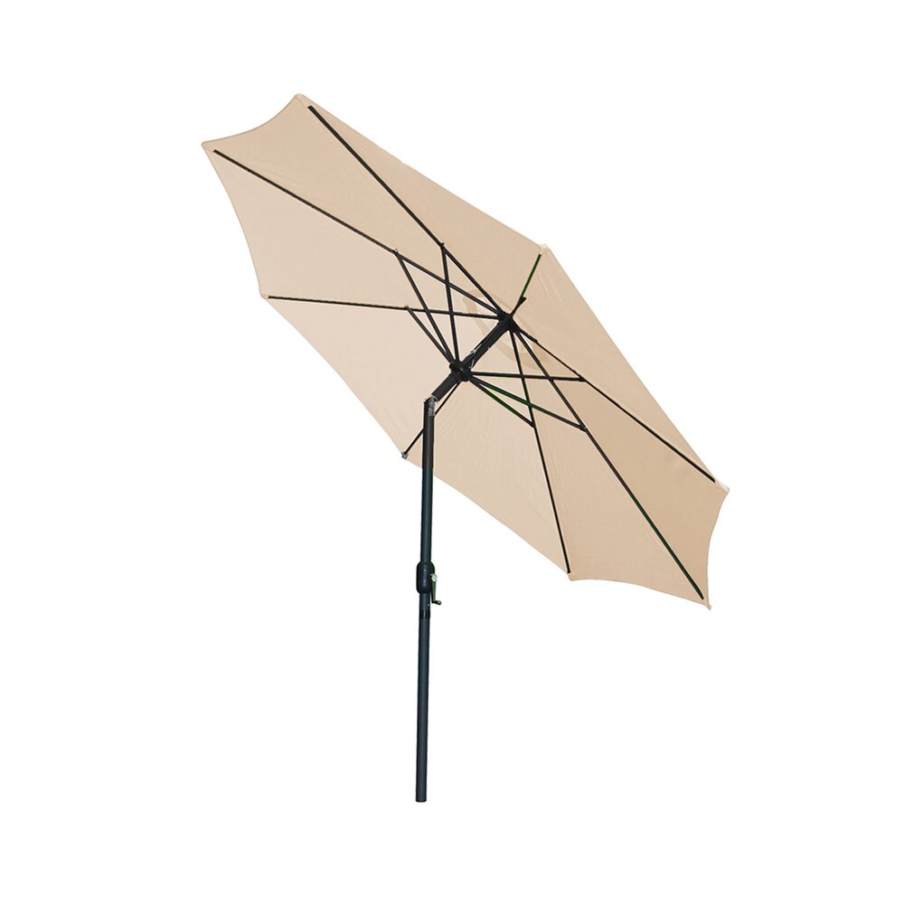 Parasol rond inclinable 300 cm sable - PALERMO photo 2