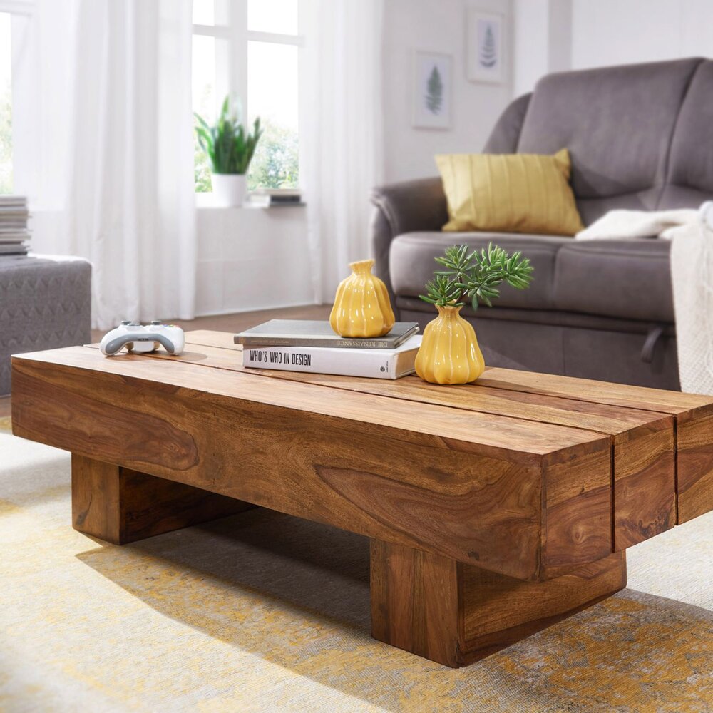 Salon Table style maison de campagne Table Basse d'Appoint Antique table en bois sofatisch 
