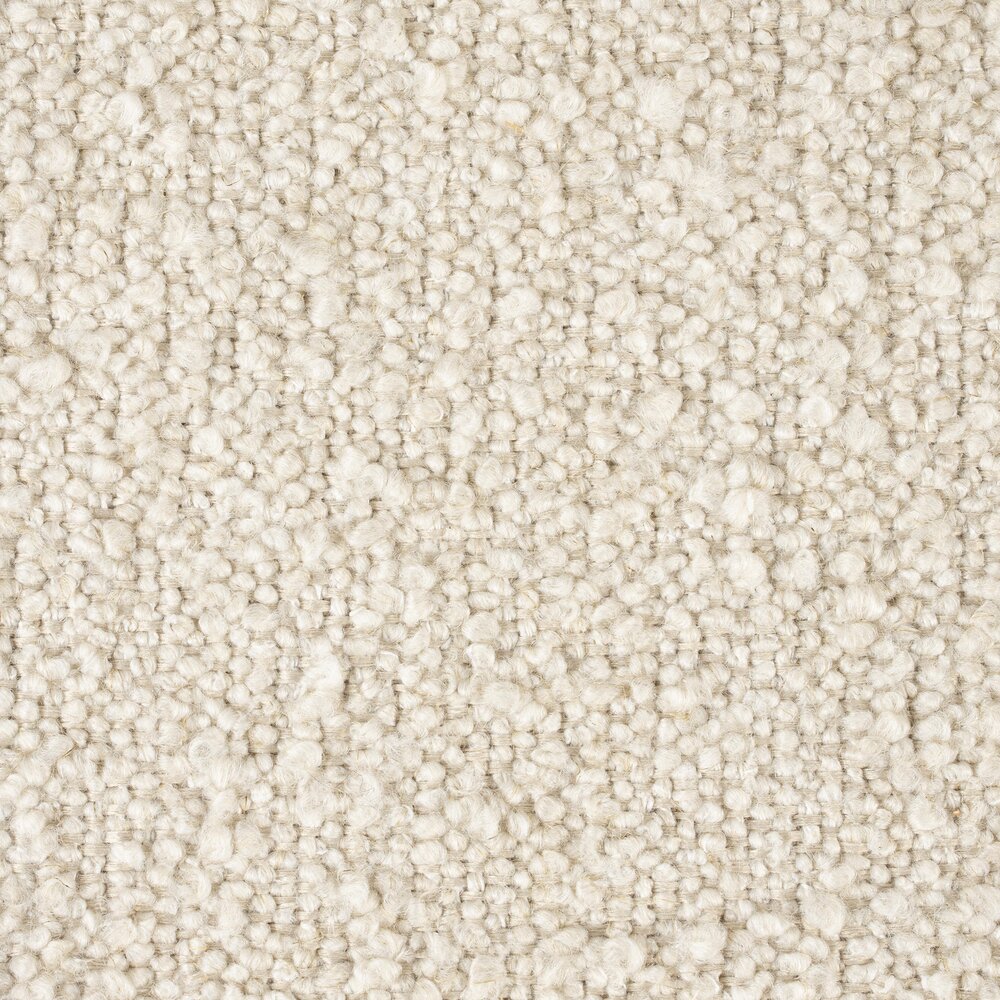 Fauteuil 85x75x96 cm en tissu effet bouclette blanc - TYLER photo 5