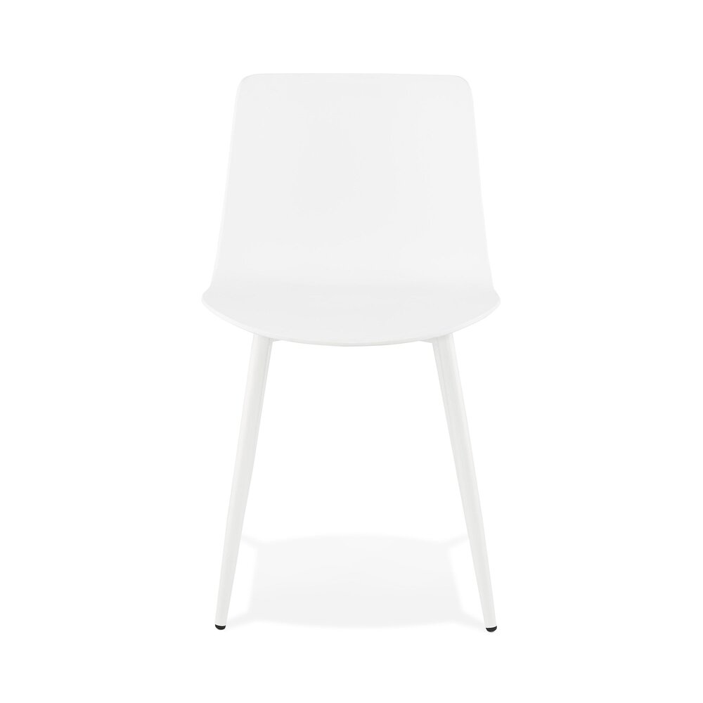 Chaise repas 50x44x77 cm en polypropylène blanc photo 2