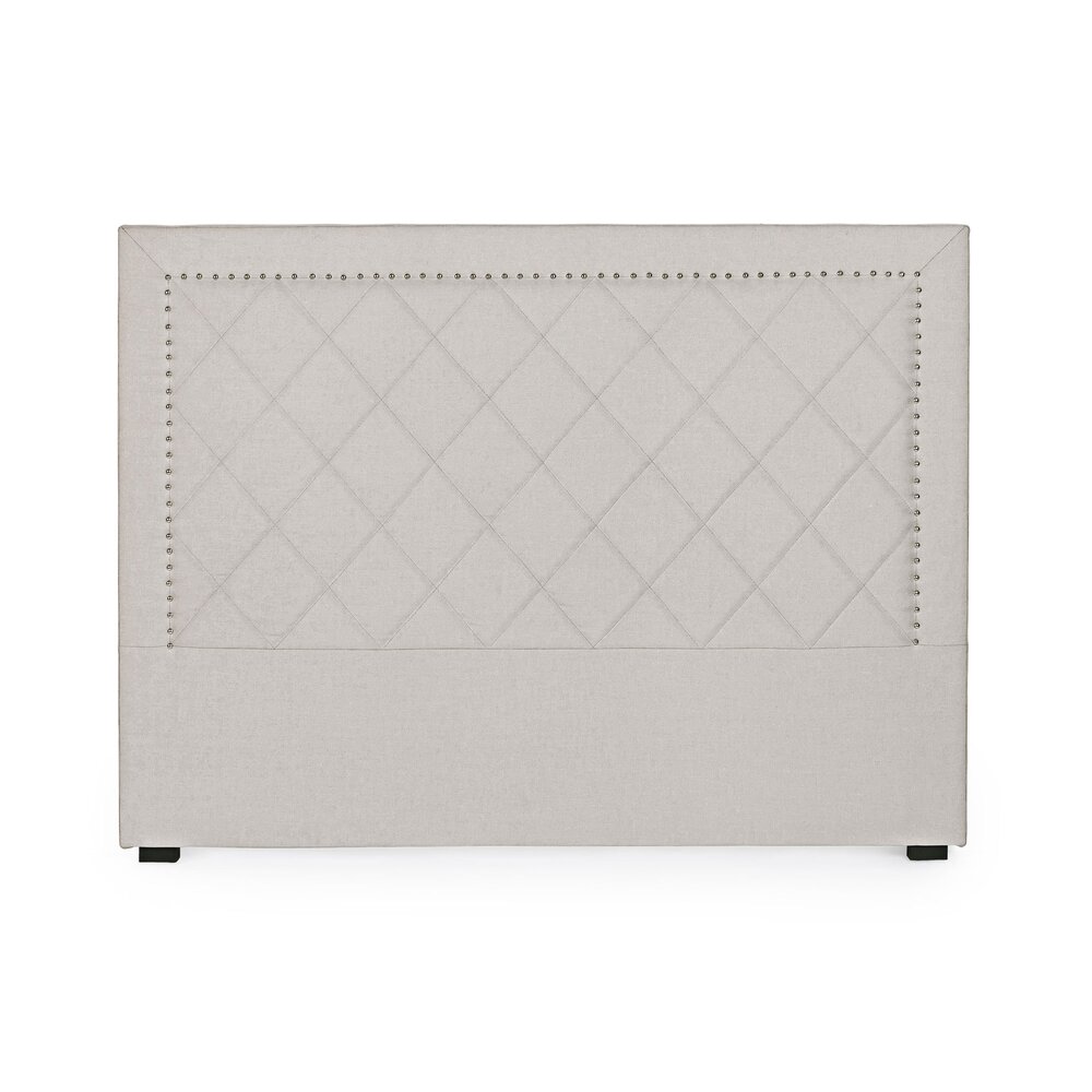 Tête de lit - Tête de lit 160x6x120 cm en polyester beige photo 1