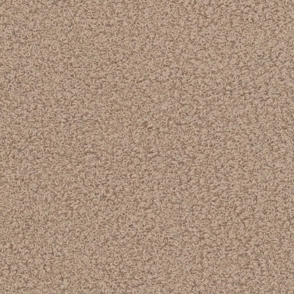 Fauteuil pivotant 84x84x70 cm en tissu bouclette sable - SHERPA photo 6