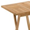 Table de jardin - Table carrée pliante en teck 60 cm photo 2