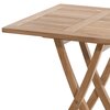 Table de jardin - Table carrée pliante en teck 70 cm photo 2