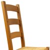 Chaise - Lot de 6 chaises hêtre assise paille Teinte chêne moyen photo 4