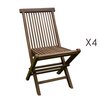 Meuble de jardin - Table de jardin 160/210x100x75cm + lot de 4 chaises + 2 fauteuils photo 4