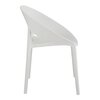 Chaise - Chaise design 55x57x77cm - blanc photo 3