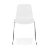 Chaise - Lot de 2 chaises repas 55x50x82,5 cm blanc - LAYNA photo 2