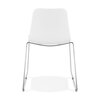 Chaise - Lot de 2 chaises repas 55x50x82,5 cm blanc - LAYNA photo 4