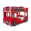 Lit superposé - Lits superposés bus london 90x200 cm rouge photo 2