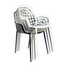 Meuble de jardin - Lot de 2 chaises de jardin en aluminium blanc - KUIP photo 4