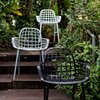 Meuble de jardin - Lot de 2 chaises de jardin en aluminium noir - KUIP photo 5
