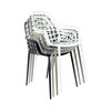 Chaise de jardin - Lot de 2 chaises de jardin en aluminium gris - KUIP photo 4