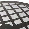 Meuble de jardin - Table de jardin ronde 80x76 cm en verre et aluminium noir photo 3