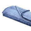 Couvre-lits et accessoires - Plaid 150x200 cm en polyester bleu - GENTLY photo 2