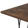 Table basse - Table basse 120 cm plateau aspect vieilli piètement noir - TONKY photo 3