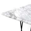 Table basse - Table d'appoint plateau en marbre blanc piètement noir - HELIX photo 5