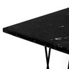 Table basse - Table d'appoint plateau en marbre noir piètement noir - HELIX photo 4