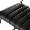 Tabouret de bar - Lot de 2 chaises de bar 53x44x103 cm en cuir noir photo 3