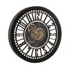Horloge - Pendule - Horloge ronde antique 60 cm noir et doré photo 2