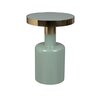 Table basse - Table d'appoint ronde 36x51 cm en métal vert - GLAM photo 2