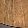 Table - Table ronde 75x75 cm décor chêne et métal - BRAZA photo 3