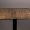 Table - Table carrée 70x93 cm décor chêne et métal - BRAZA photo 4