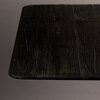 Table - Table carrée 70x93 cm décor pin noir et métal - BRAZA photo 3