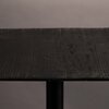 Table - Table carrée 70x93 cm décor pin noir et métal - BRAZA photo 4