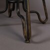 Tabouret de bar - Chaise de bar 35x43x88 cm en métal noir vieilli photo 5