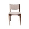 Chaise - Lot de 2 chaises 46x52,5x78,5 cm en tissu beige et bois photo 2
