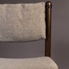 Chaise - Lot de 2 chaises 46x52,5x78,5 cm en tissu beige et bois photo 4