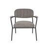 Chaise - Lot de 2 chaises 69,5x61x73 cm en tissu gris - JULIEN photo 2