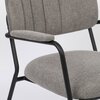 Chaise - Lot de 2 chaises 69,5x61x73 cm en tissu gris - JULIEN photo 4