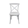 Chaise - Lot de 2 chaises bistrot 45x50x92 cm en bouleau blanc - BATILLY photo 2