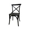 Chaise - Lot de 2 chaises bistrot 45x50x92 cm en bouleau noir - BATILLY photo 2