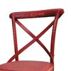 Chaise - Lot de 2 chaises bistrot 45x50x92 cm en bouleau rouge - BATILLY photo 4