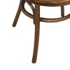 Chaise - Lot de 2 chaises brasserie en bois et rotin marron - VANY photo 5