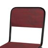 Chaise - Lot de 2 chaises industrielles en métal et pin rouge - BANEUIL photo 3