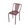 Meuble de jardin - Lot de 2 chaises 41,5x47x77 cm en métal rouge photo 2